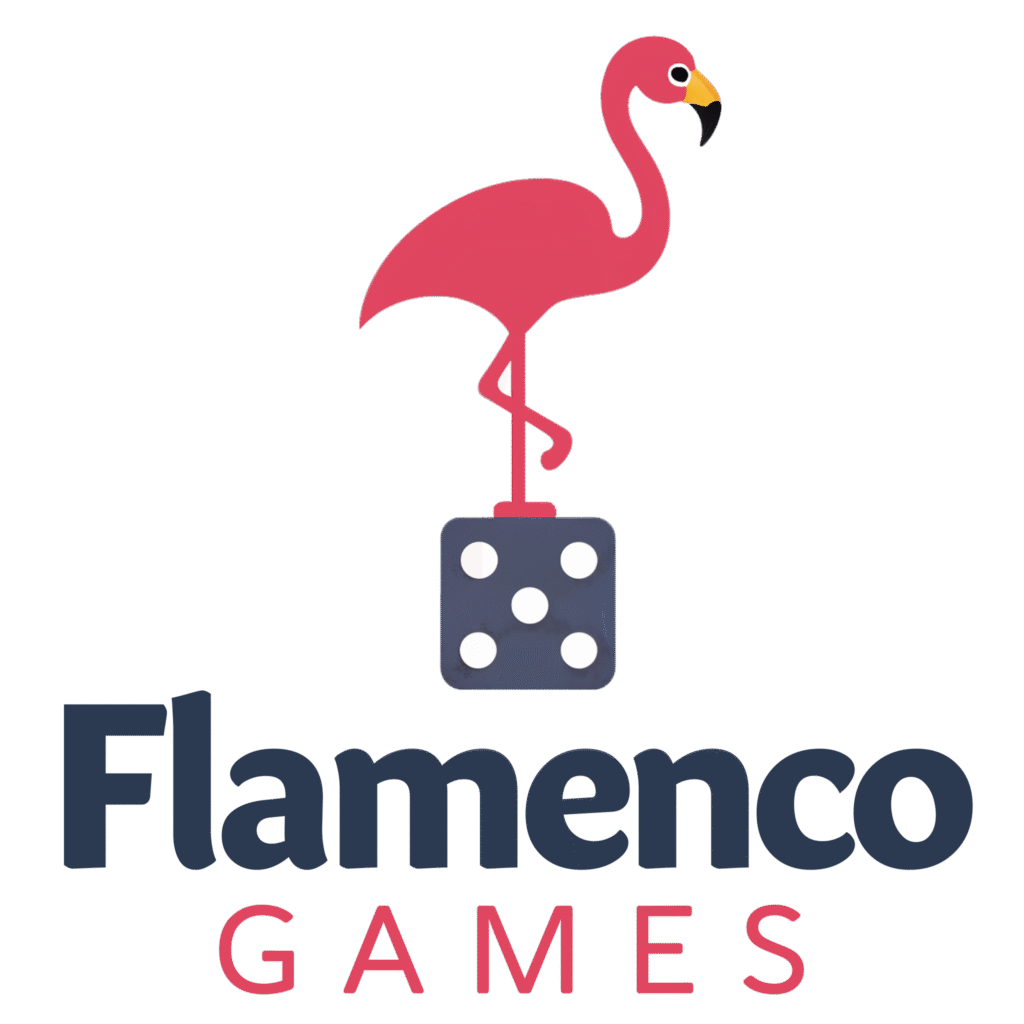 Logotipo de la editorial Flamenco Games.