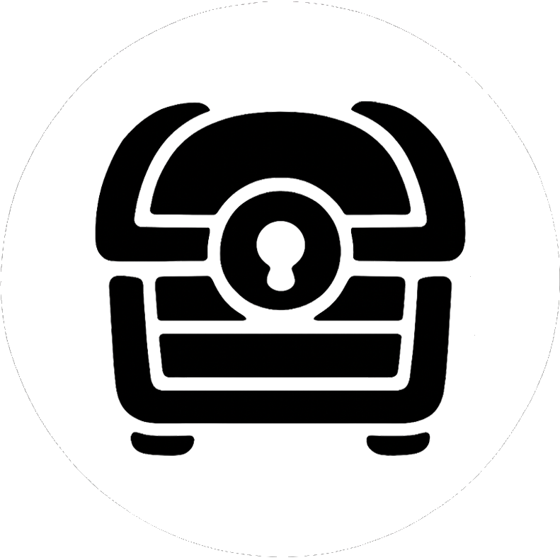 cofre del tesoro - icono lugares y cofres