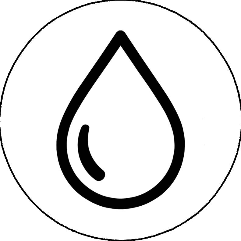 gota de agua - icono tesoros azules